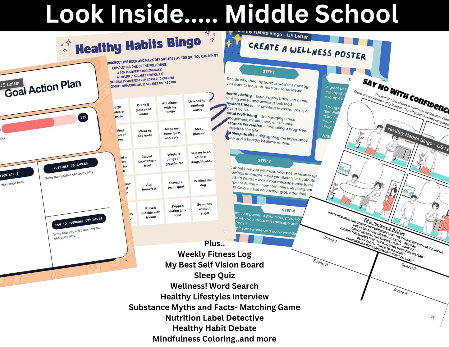 Healthy Lifestyles Workbooks