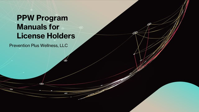 PPW Program Manuals for License Holders