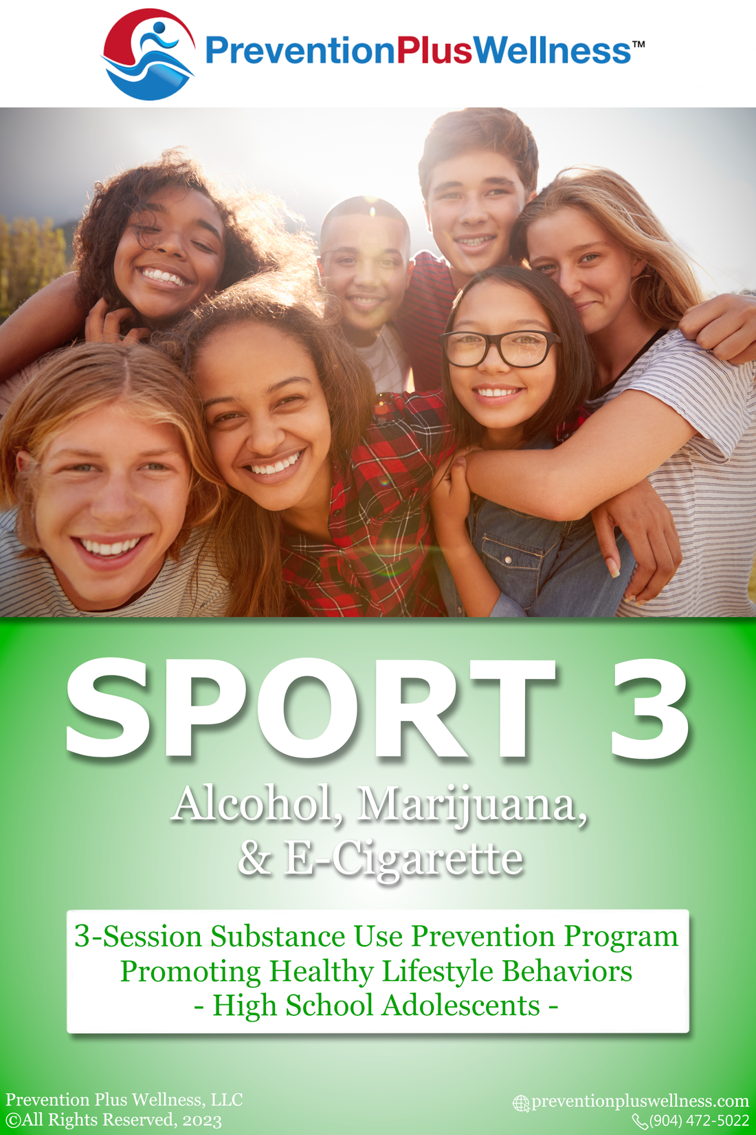 New 2023 SPORT 3 PPW Alcohol, Marijuana & E-Cigarette Program