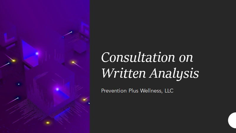Program Evaluation Services - Prevention Plus Wellness, LLC