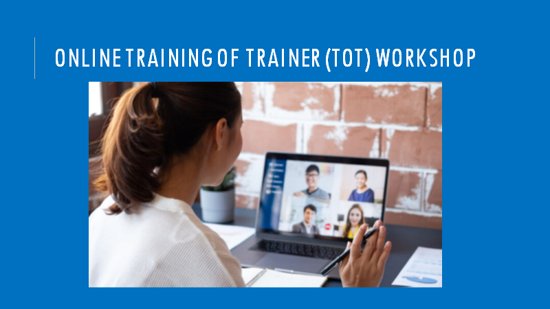 Online Training of Trainer Workshop